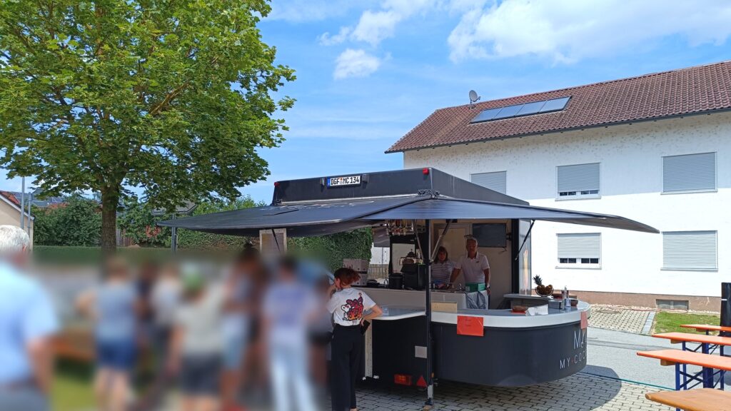 MyCo Schankwagen bei einem Vereinsfest in Niederbayern